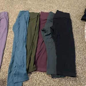 CRZ YOGA Women's Leggings in Multi-Color Set